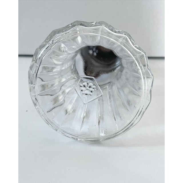Mid 20th Century Large Vintage Cut Glass and Silver Plate Shaker Muffineer For Sale - Image 5 of 6