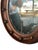 Late 19th Century Small English Oval Wood Mirror in the Regency Style (H 13 1/4 X W 11 1/8) For Sale - Image 5 of 6