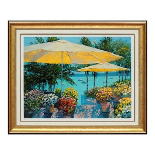 Late 20th Century Flowers by the Sea, Howard Behrens For Sale