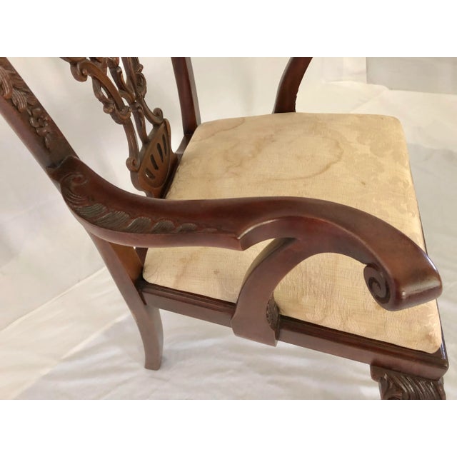 Early 20th Century Antique English Chippendale Dining Chairs - Set of 12 For Sale - Image 11 of 13