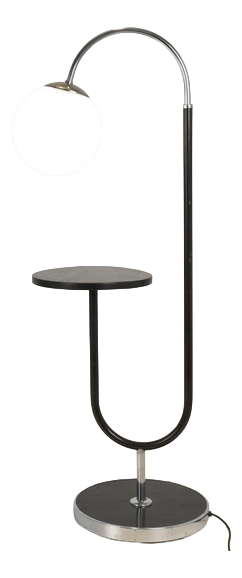 Height-Adjustable Floor Lamp by Josef Hurka for Napako, Czech Republic, 1935