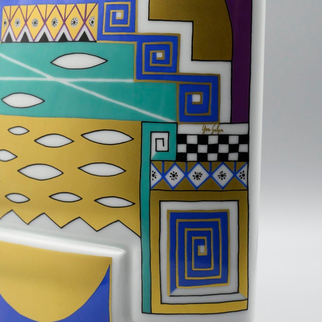 Topkapi Porcelain Vase by Yves Galgon & Michael Boehm for Rosenthal, 1991 For Sale - Image 8 of 11