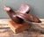 Vintage Carved Wood Bird Sculpture For Sale - Image 9 of 12