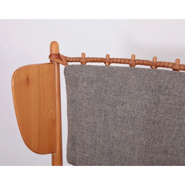 Wingback Armchair by Albert Haberer for Hermann Fleiner, Germany, 1950s For Sale - Image 8 of 10