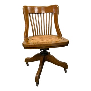 1920s Antique Milwaukee Desk Chair For Sale