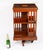 Antique Edwardian Flame Mahogany and Inlaid Revolving Bookcase, 1890s For Sale - Image 13 of 15