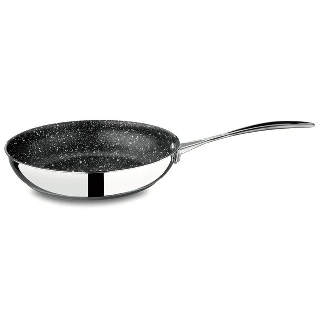 Contemporary Mepra Glamour Stone 18/10 Stainless Steel Non-stick 8" Frying Pan For Sale - Image 3 of 3