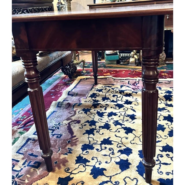 Late 18th Century Late 18th Century English Georgian Period Mahogany Drop-Leaf Table For Sale - Image 5 of 11