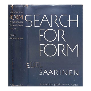 "Search for Form" 1950 Saarinen, Eliel For Sale