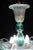 Vintage Venetian Turquoise Murano Glass Chandelier For Sale - Image 4 of 12