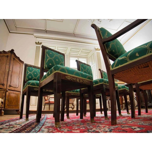 Empire Chairs and Armchairs, Set of 8 For Sale - Image 10 of 10