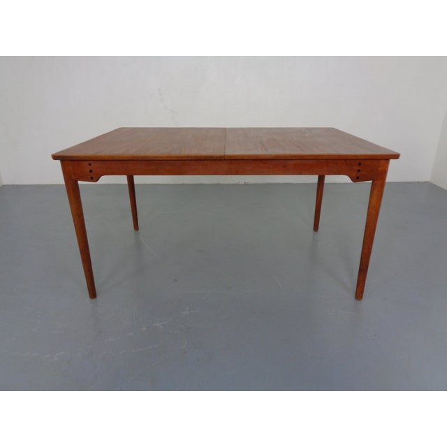 Mid-Century Modern Extandable Teak Model B065 Dining Table by Finn Juhl for Bovirke, Denmark, 1950s For Sale - Image 3 of 18