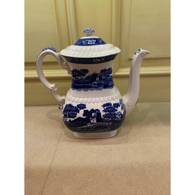 This is the large coffee pot with beautiful detail in the pattern.