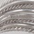 David Yurman 0.30ctw Diamond David Yurman Crossover Ring Sterling Silver Multi-Band Size 9.25 For Sale - Image 4 of 8