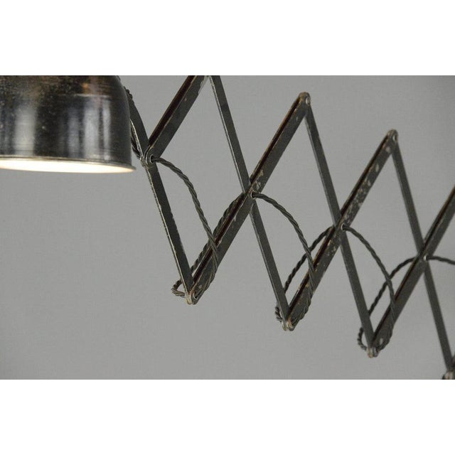 Industrial Scissor Lamp by Pehawe, 1930s For Sale - Image 15 of 17