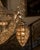 1980 French Artisan Louis XVI Silver Bronze Chandelier For Sale - Image 9 of 17