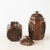 Pair of Carved Boxwood Incense Burners with Lids For Sale - Image 4 of 11