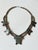 Fabulous Native necklace (Navajo or Zuni) with chip inlay kachina dancers. Double “Navajo pearl” beaded stands. Gorgeous,...