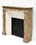 Wooden Fireplace in Faux Marble For Sale - Image 6 of 10