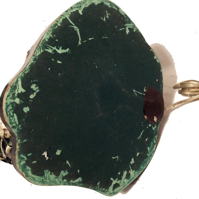 1940s Painted Pottery/Terracotta Cat Lamp For Sale - Image 12 of 13