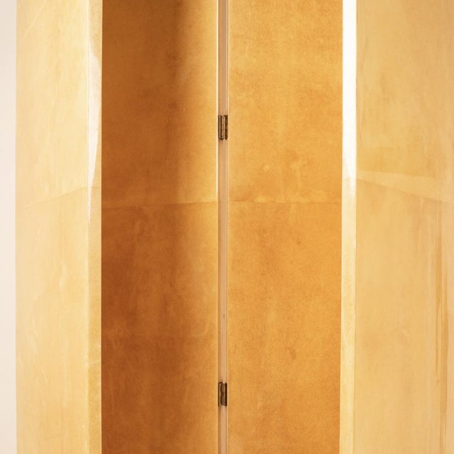 Parchment Screen by Aldo Tura for Tura Milano, 1960 For Sale - Image 12 of 18