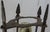 Verona Arrow Bronze Lamp With Crested Globe For Sale - Image 4 of 11