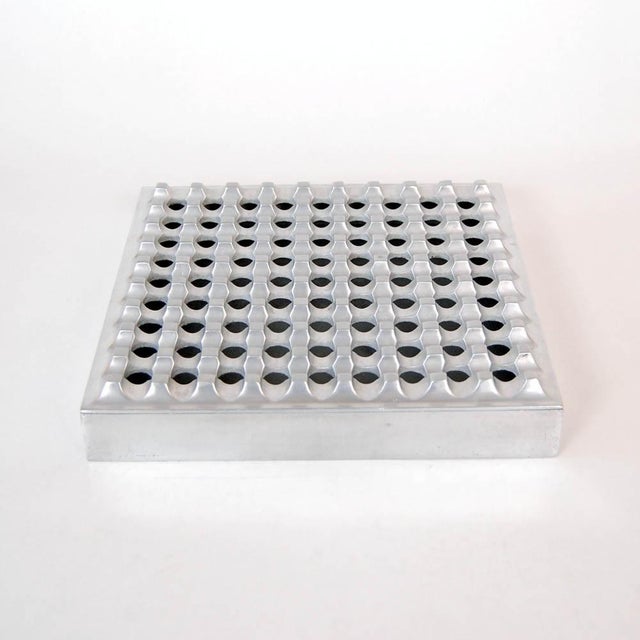 1970s Ultima 30 Aluminum Ashtray by Holger Backstrom & Bo Ljungberg For Sale - Image 5 of 10