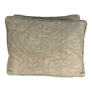 Pair of Petite Pillows by Mariano Fortuny, Cotton, Rococo Style, Italy For Sale