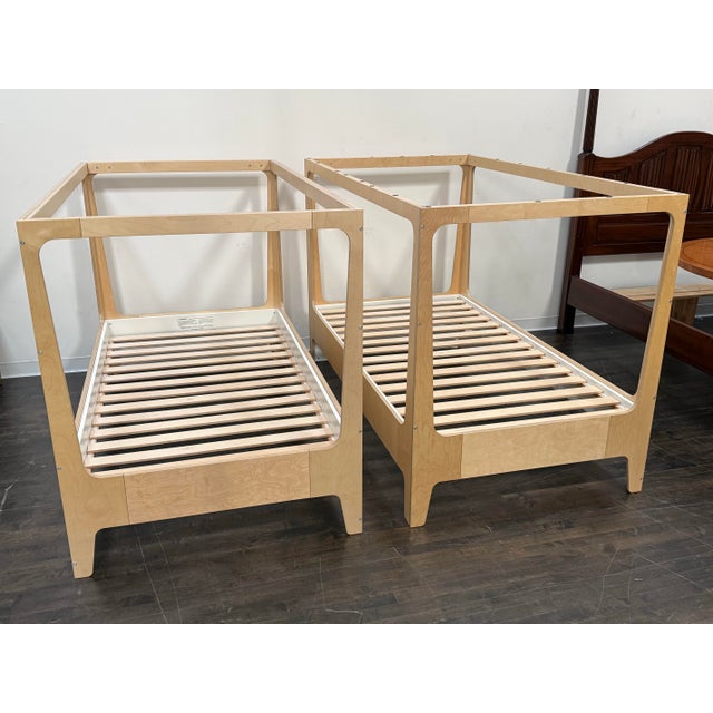 Twin Size Oeuf Perch Nest Bed Frame For Sale - Image 12 of 12
