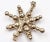 Contemporary Chanel Gold CC Star Black Bead Pearl Crystal Small Brooch For Sale - Image 3 of 4