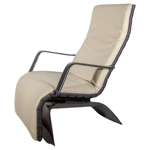 Ergo antropovarius reclining lounge chair designed by Ferdinand Alexander Porsche for Poltrona Frau, Italy 1982. The chair...