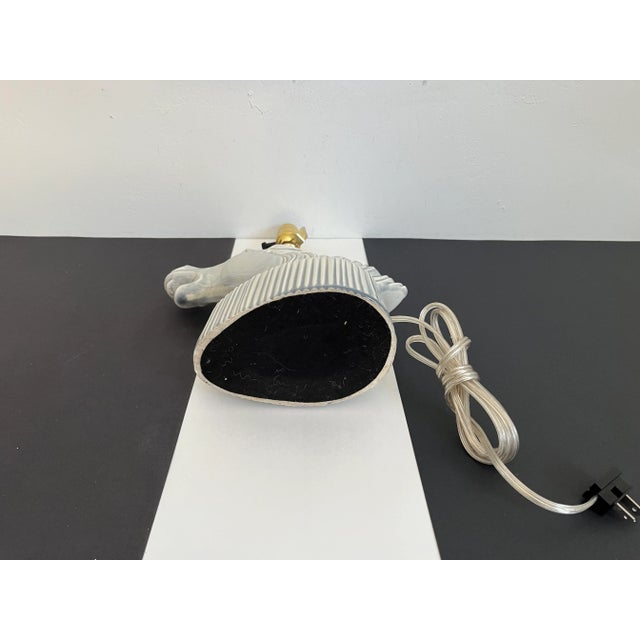 1950s Ceramic Roman Horse Head Lamp & Shade by Phil-Mar Lamps For Sale - Image 18 of 18