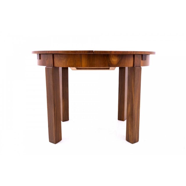 Vintage Polish Art Deco Table, 1949s For Sale - Image 4 of 13