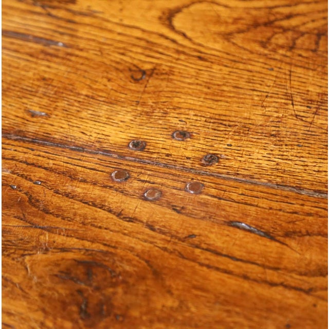 Brown 19th Century French Louis XIII Oak Refectory Monastery Dining Table For Sale - Image 8 of 10