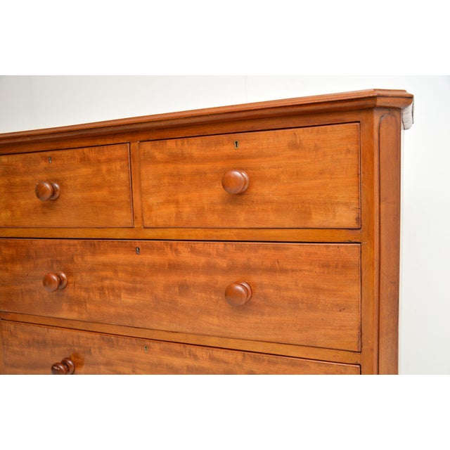Large Antique Victorian Chest of Drawers, 1860s For Sale - Image 9 of 11
