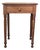 1850s American Primitive Honey Wood Accent Table With Sheraton Legs For Sale