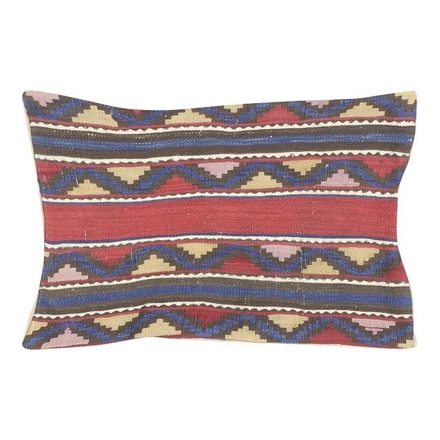 1920s Caucasian Soumak Pillow For Sale