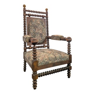 Brutalist Spool Chair, 1880s For Sale