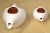 1980s 1980s Arts and Crafts White Brown Ceramic Tea Pots- Set of 2 For Sale - Image 5 of 12
