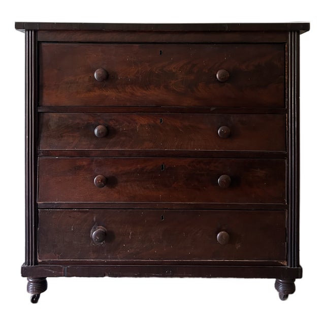 Late 1800s English Chest of Drawers For Sale
