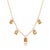 Elevate your jewelry collection with this exquisite gemstone necklace. Expertly crafted in 18K gold plating over 925...