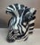 1970s Vintage 1970s Hollywood Regency Zebra Head Vase Ceramic Planter Fitz Floyd Style For Sale - Image 5 of 7