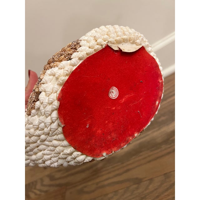 Ceramic Mid 20th Century Shell Encrusted Ceramic Swan For Sale - Image 7 of 8