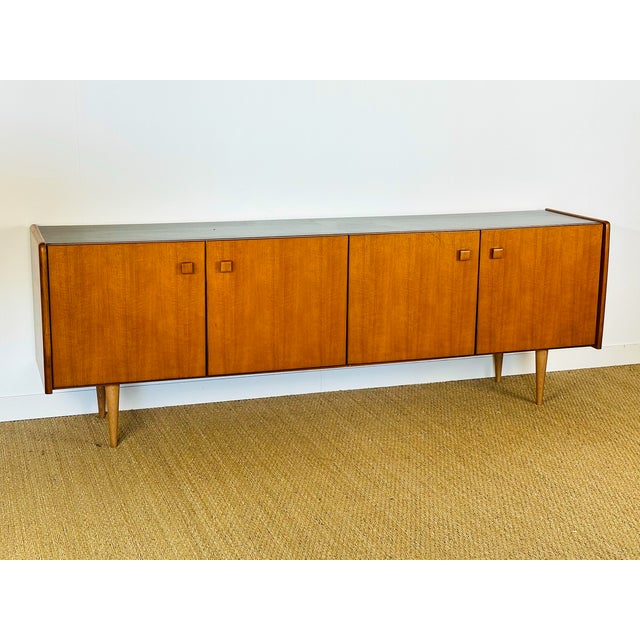 Scandinavian Teak Sideboard with Tapered Legs, 1960s For Sale - Image 18 of 18