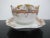 Early 20th Century Haviland Limoges Pink Yellow & Gold Flower Gravy Sauce Boat Bowl W/ Underplate For Sale - Image 5 of 8