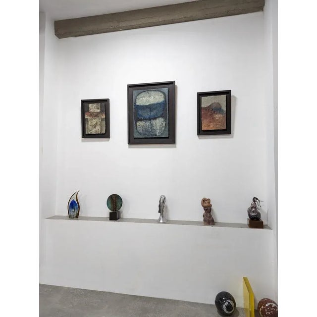 Fantastic set of 3 works of the Malaga artist Antonio Jimenez (1945-2011) signed and dated in 1984 and 1992, made in mixed...