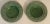 Vintage Bordallo Pinheiro Green Majolica Bowls - Oak Leaf Acorn Pattern - Set of 6 For Sale - Image 9 of 10