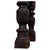 A substantial 19th-century English side table, finely crafted from oak and distinguished by its extensive carved...
