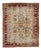 1880s Antique Allover Macaroon Yellow Blue Hand-Knotted Rug - 10’7” X 13’ For Sale