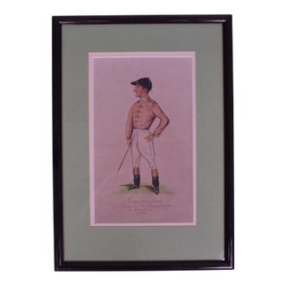 James Woodburn Jockey Oaks & One Thousand Guineas & 58 Winners 1888 Watercolour by Astor For Sale